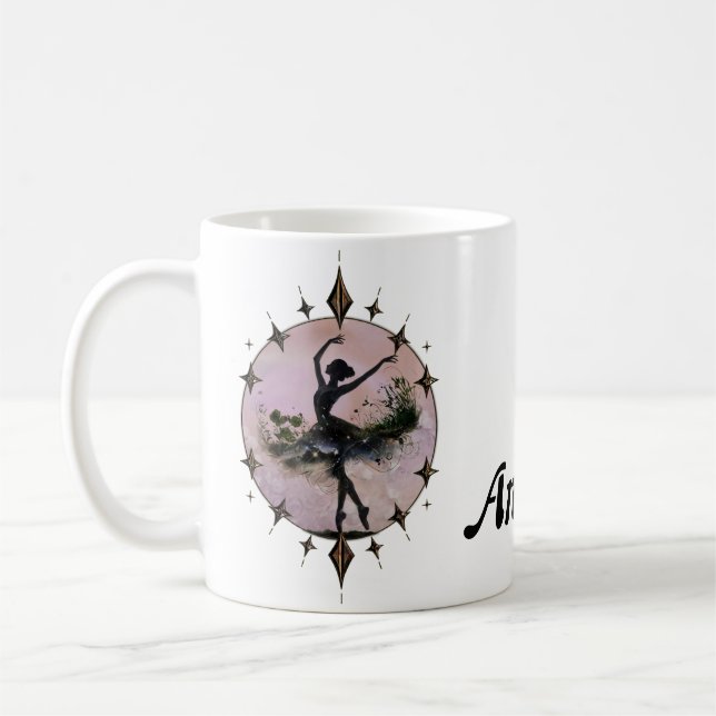 Caneca De Café Harmonia do Movimento A bailarina à luz das estrel (Esquerda)