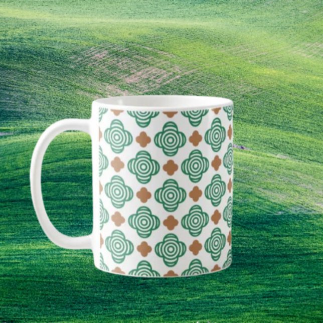 Caneca De Café Harmonia Floral (Criador carregado)