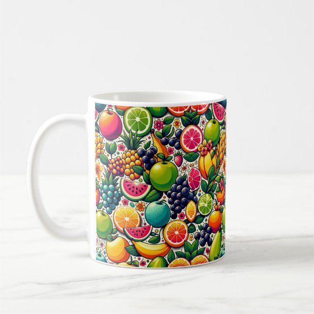 Caneca De Café Harmonia Frutífera: Uma Sinfonia da Aliança da Nat (Esquerda)