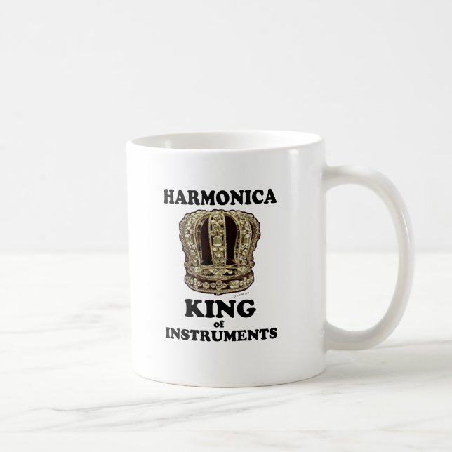 Caneca De Café Harmônica King of Instruments (Direita)