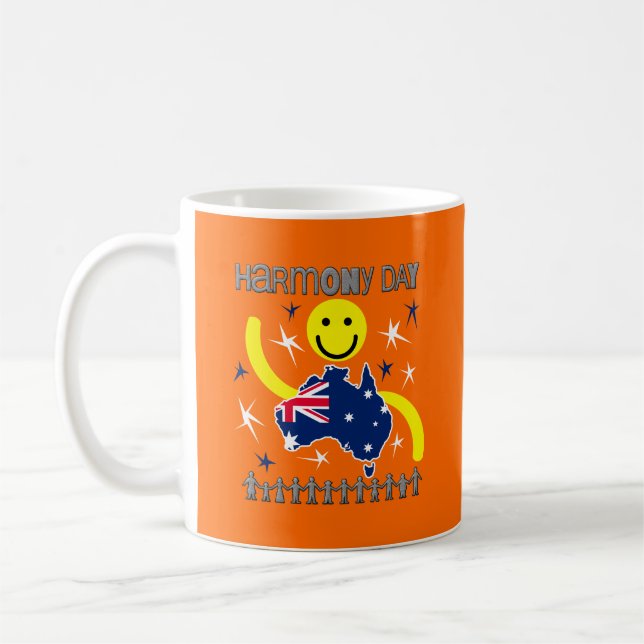 Caneca De Café Harmony Day Austrália (Esquerda)