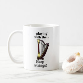 Caneca De Café Harp Musical Instrumento Harp Harp