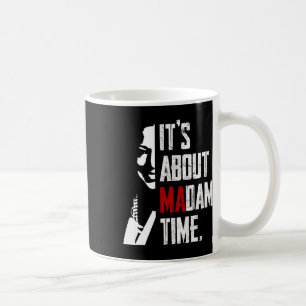Caneca De Café Harris 2024 é sobre Madame Time Presidente Eleti