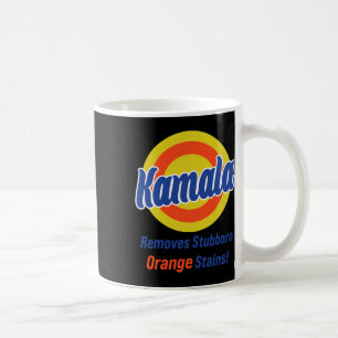 Caneca De Café Harris 2024 Remove Trilhas Laranja Stubborn 3