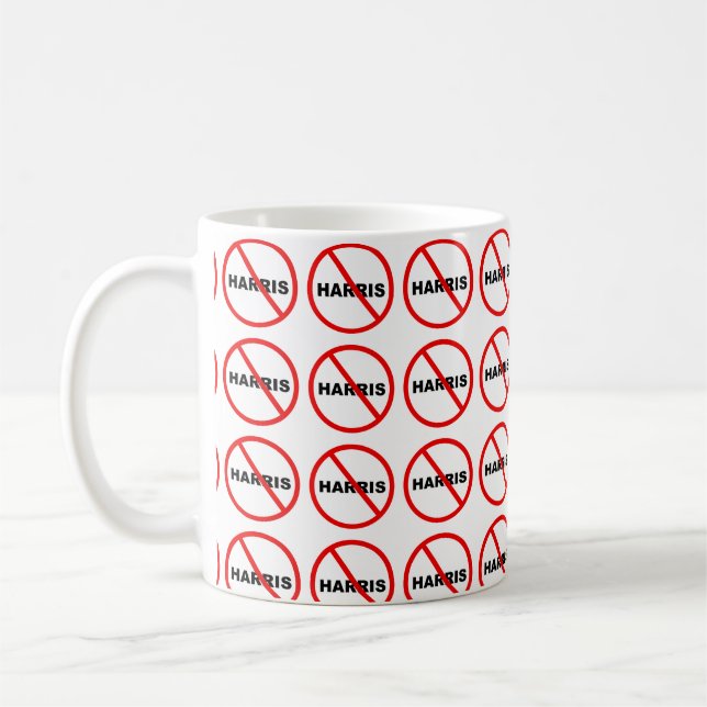 Caneca De Café Harris Danger não vá lá! (Esquerda)
