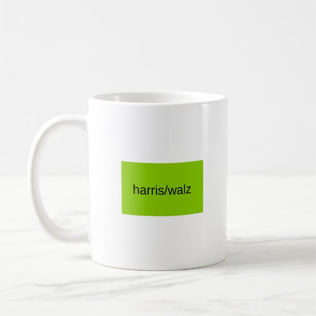 Caneca De Café Harris e walz Verão de 2024 residências verdes (Esquerda)