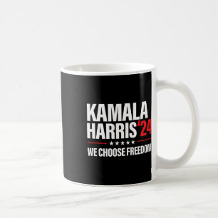 Caneca De Café Harris Para Presidente Eleição 2024 Escolhemos Lib