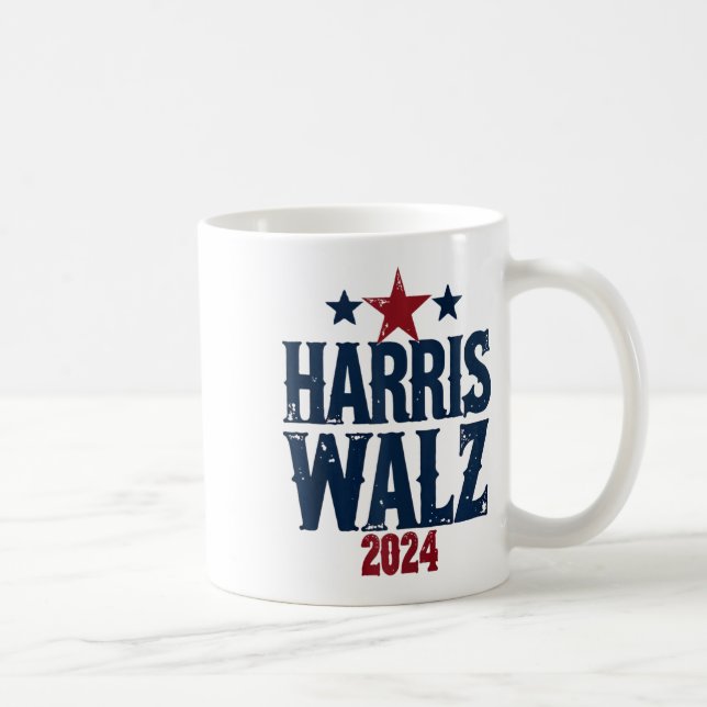 Caneca De Café Harris W 2024 Eleição Kamala Harris Tim Waltz 202 (Direita)