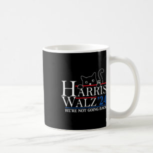 Caneca De Café Harris Waltz 2024 Não vamos voltar a Gato engraçad