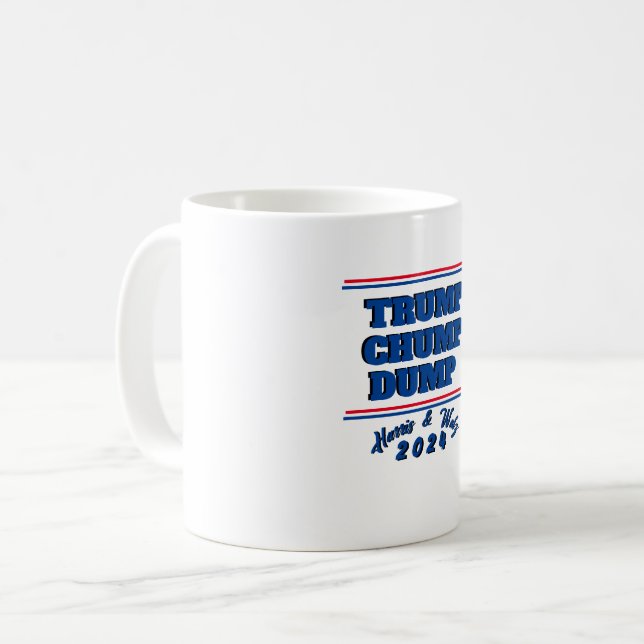 CANECA DE CAFÉ HARRIS WALZ 2024 (Frente Esquerda)
