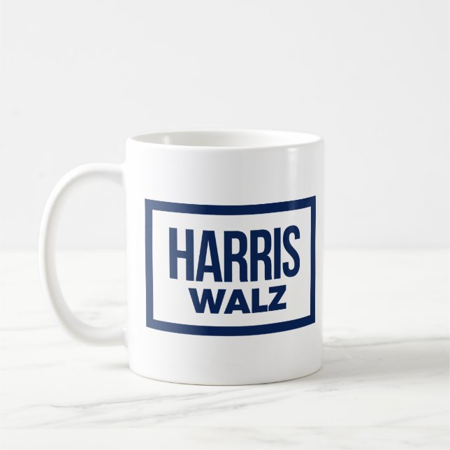 CANECA DE CAFÉ HARRIS WALZ 2024 (Esquerda)