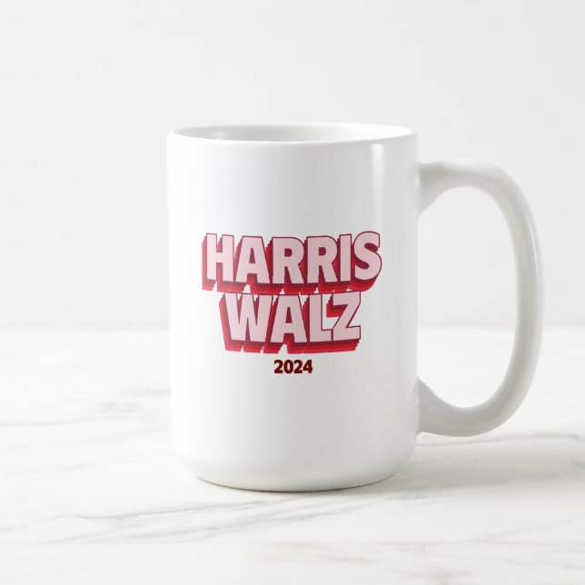 Caneca De Café Harris Walz 2024 Coffee Mug (Direita)