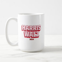 Caneca De Café Harris Walz 2024 Coffee Mug