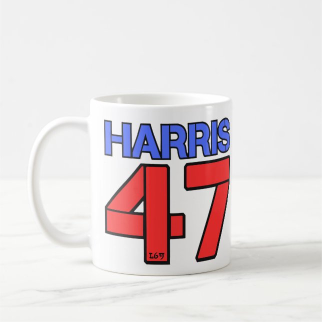 CANECA DE CAFÉ HARRIS-WALZ 2024 ELEIÇÕES NOS EUA DEMOCRATAS (Esquerda)