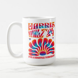 Caneca De Café Harris Walz 2024, para um amanhã mais brilhante