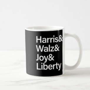 Caneca De Café Harris Wheimer Joy Liberdade Vote Kamala Harris Pr