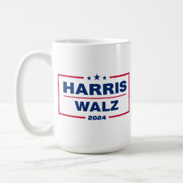 Caneca De Café Harris Wlaz 2024 Kamala Harris Tim Walz Eleição