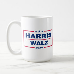 Caneca De Café Harris Wlaz 2024 Kamala Harris Tim Walz Eleição