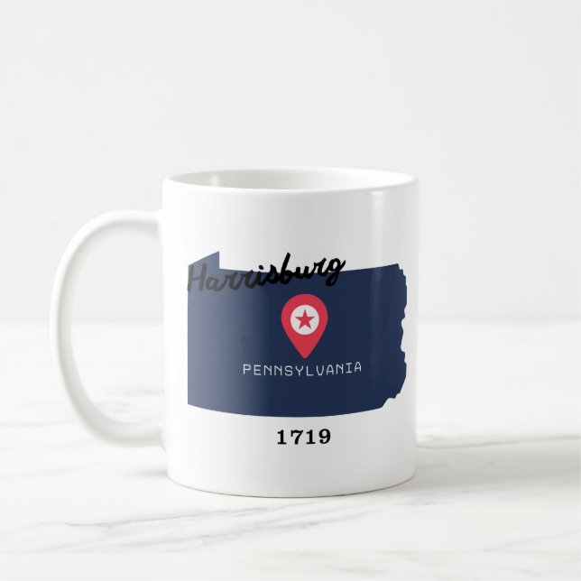 Caneca De Café Harrisburg coffee mug  (Esquerda)