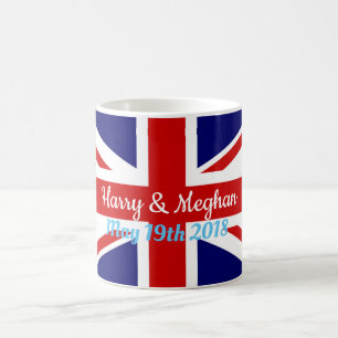 Caneca De Café Harry & Meghan, Union Jack