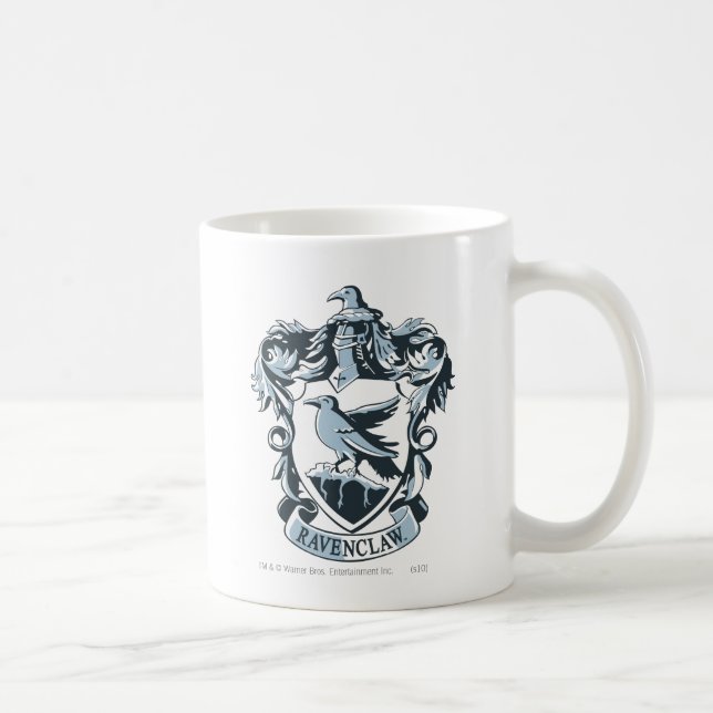 Caneca De Café Harry Potter | Brasão moderno da Corvinal (Direita)