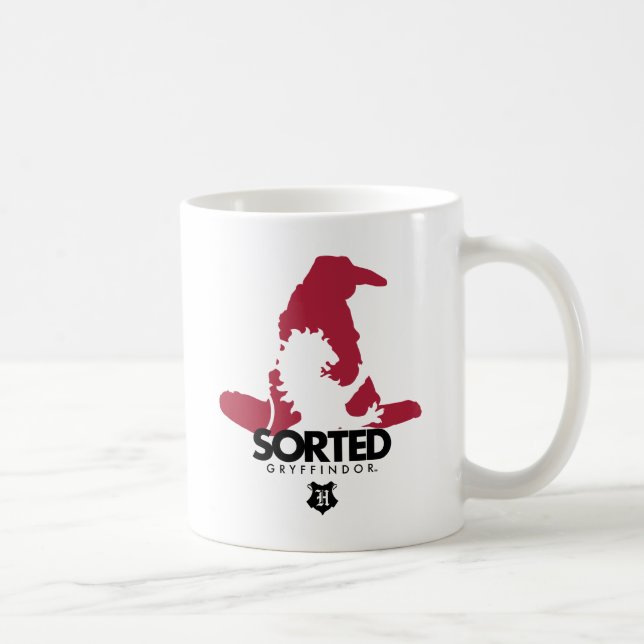 Caneca De Café Harry Potter | Classificado Em Casa GRYFFINDOR™ (Direita)