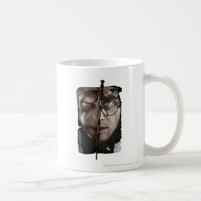 Caneca De Café Harry Potter Collage 10 (Direita)