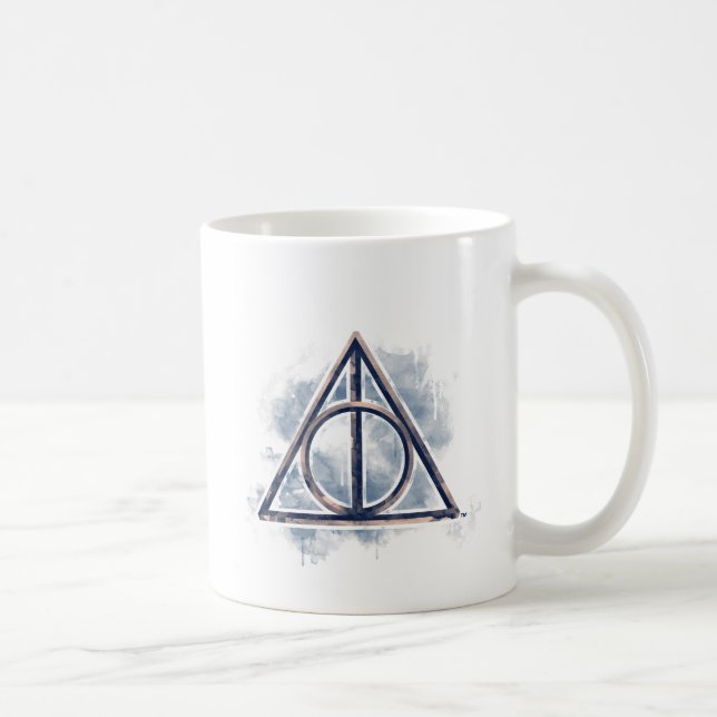 Caneca De Café Harry Potter| Cores Aquáticas Mortas (Direita)