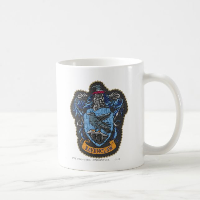 Caneca De Café Harry Potter | Crest Clássico De Ravenclaw (Direita)