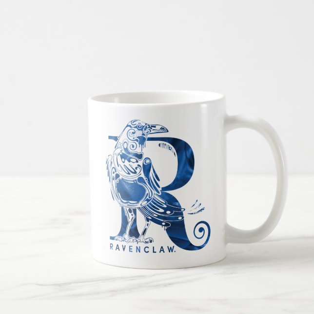 Caneca De Café Harry Potter | Gráfico Aguamenti RAVENCLAW™ (Direita)