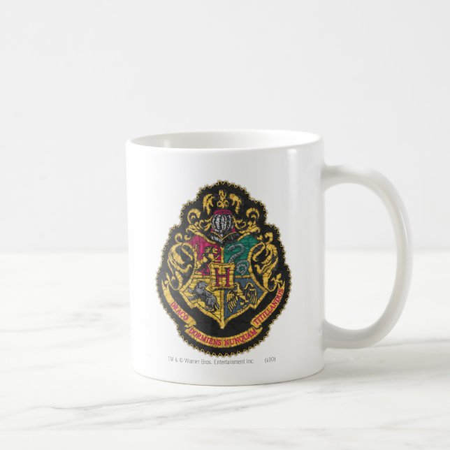 Caneca De Café Harry Potter| Hogwarts Crest (Direita)