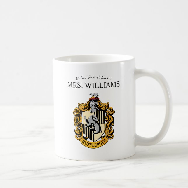 Caneca De Café Harry Potter | Professor do Hufflepuff Personaliza (Direita)