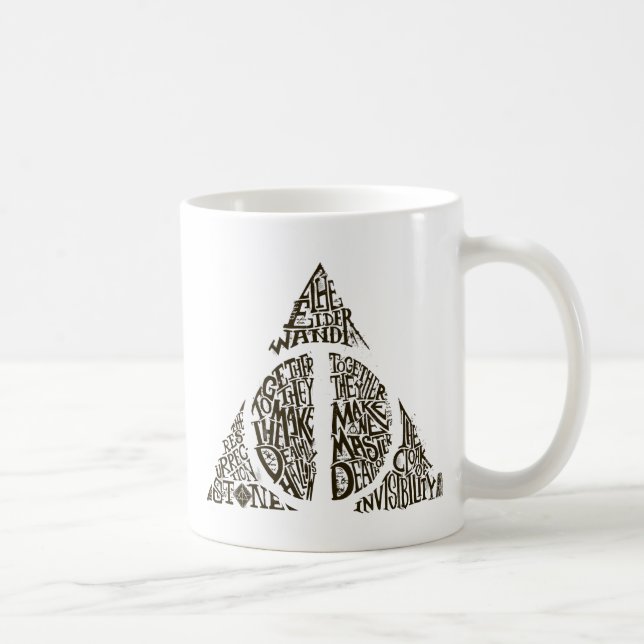 Caneca De Café Harry Potter Spell | Típica MORTEMENTE HALLOW Gr (Direita)