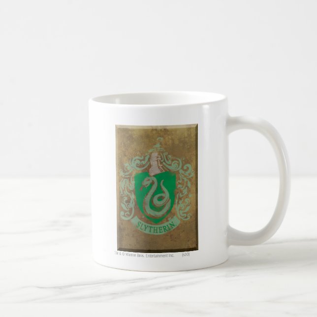 Caneca De Café Harry Potter | Vintage Slytherin (Direita)