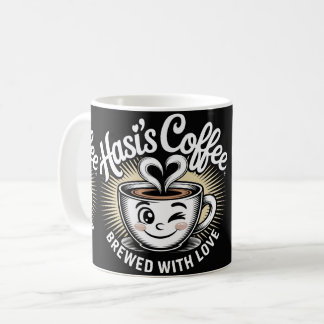 Caneca De Café Hasi’s Coffee Cute Smiling Cup Mug