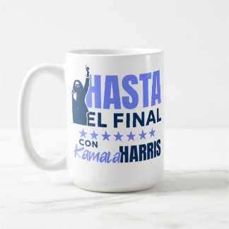 Caneca De Café HASTA el Final con Kamala Harris