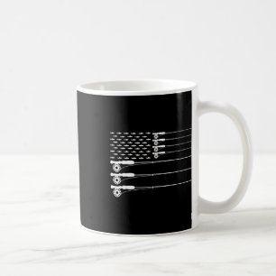Caneca De Café Haste Americano Vara de Pesca Fly Patriot Truta Ho