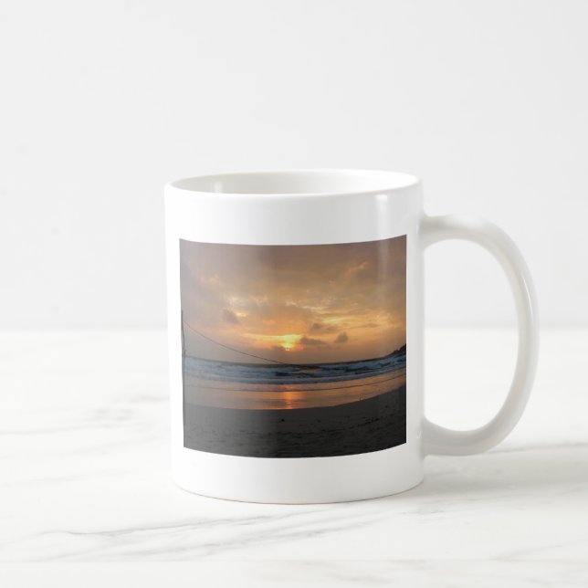 Caneca De Café Hat Rin Beach Sunrise ... Koh Phangan, Tailândia (Direita)
