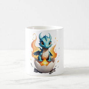 Caneca De Café Hatching Baby Dragon Fantasy