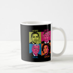 Caneca De Café Hate Heal Cultivou Kamala Harris Gatinhas Para Pre