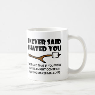 Caneca De Café Hateful Marshmallow Funny Mug