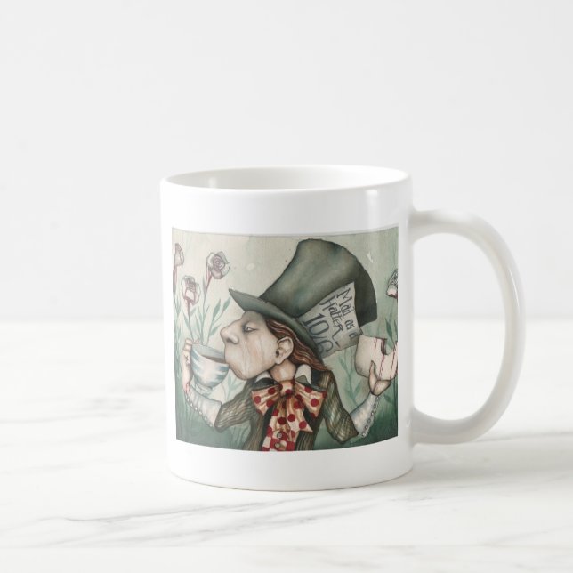 Caneca De Café hatter louco 2 (Direita)