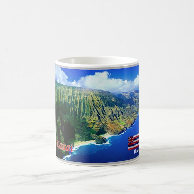 Caneca De Café Havaí - Kauai - (Centro)