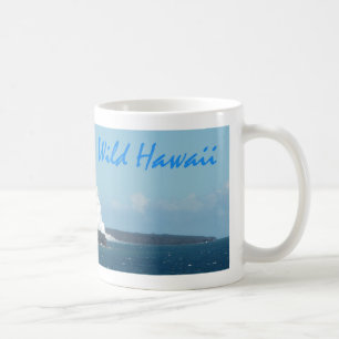 Caneca De Café Havaí selvagem - lava no mar
