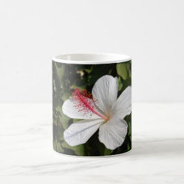 Caneca De Café Havaiano White Hibiscus