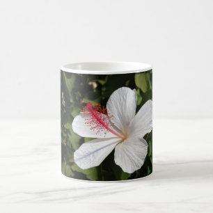Caneca De Café Havaiano White Hibiscus