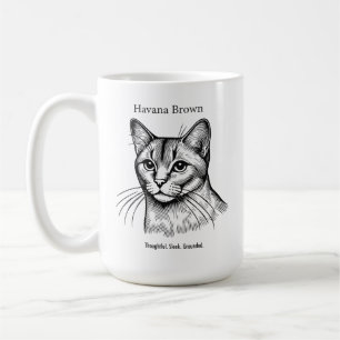 Caneca De Café Havana Brown Portrait
