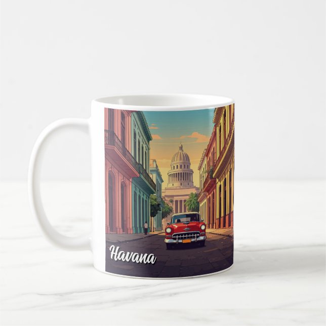 Caneca De Café Havana Cuba (Esquerda)