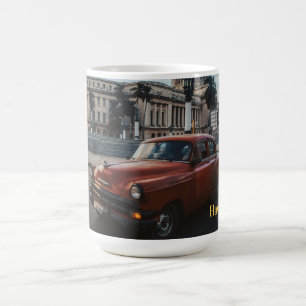 Caneca De Café Havana Cuba Carro Clássico Antigo