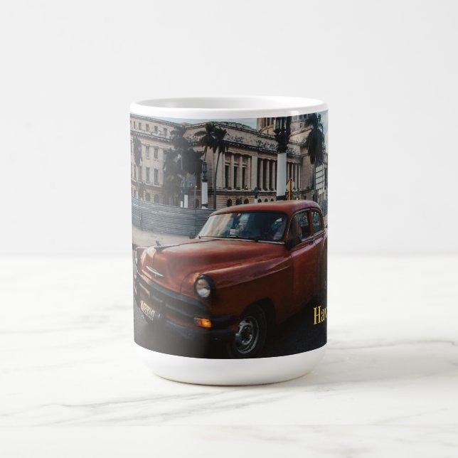 Caneca De Café Havana Cuba Carro Clássico Antigo  (Centro)